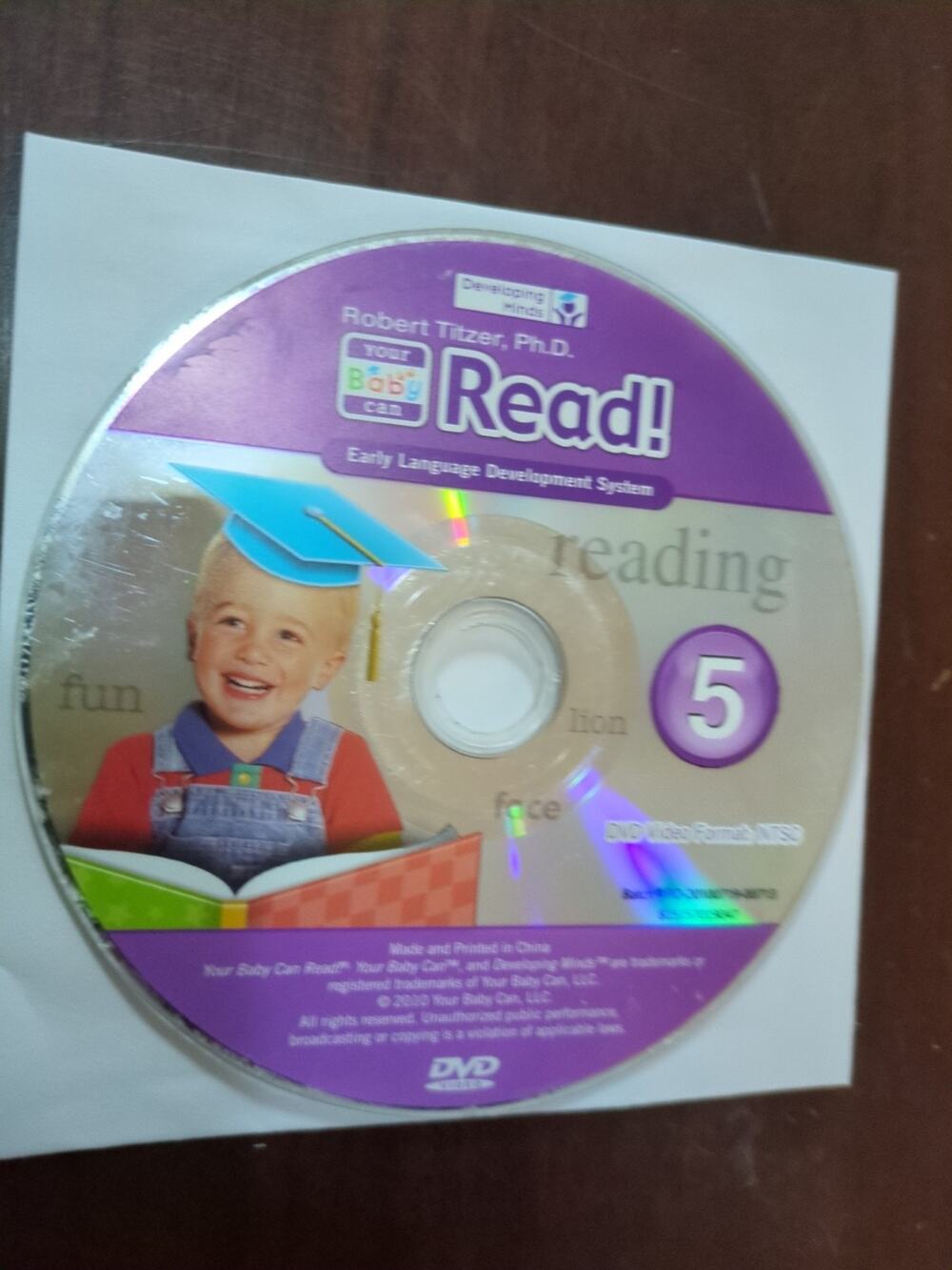 Your Baby Can Read Vol 5 (DVD, 2009) Robert Titzer pH.D disc only
